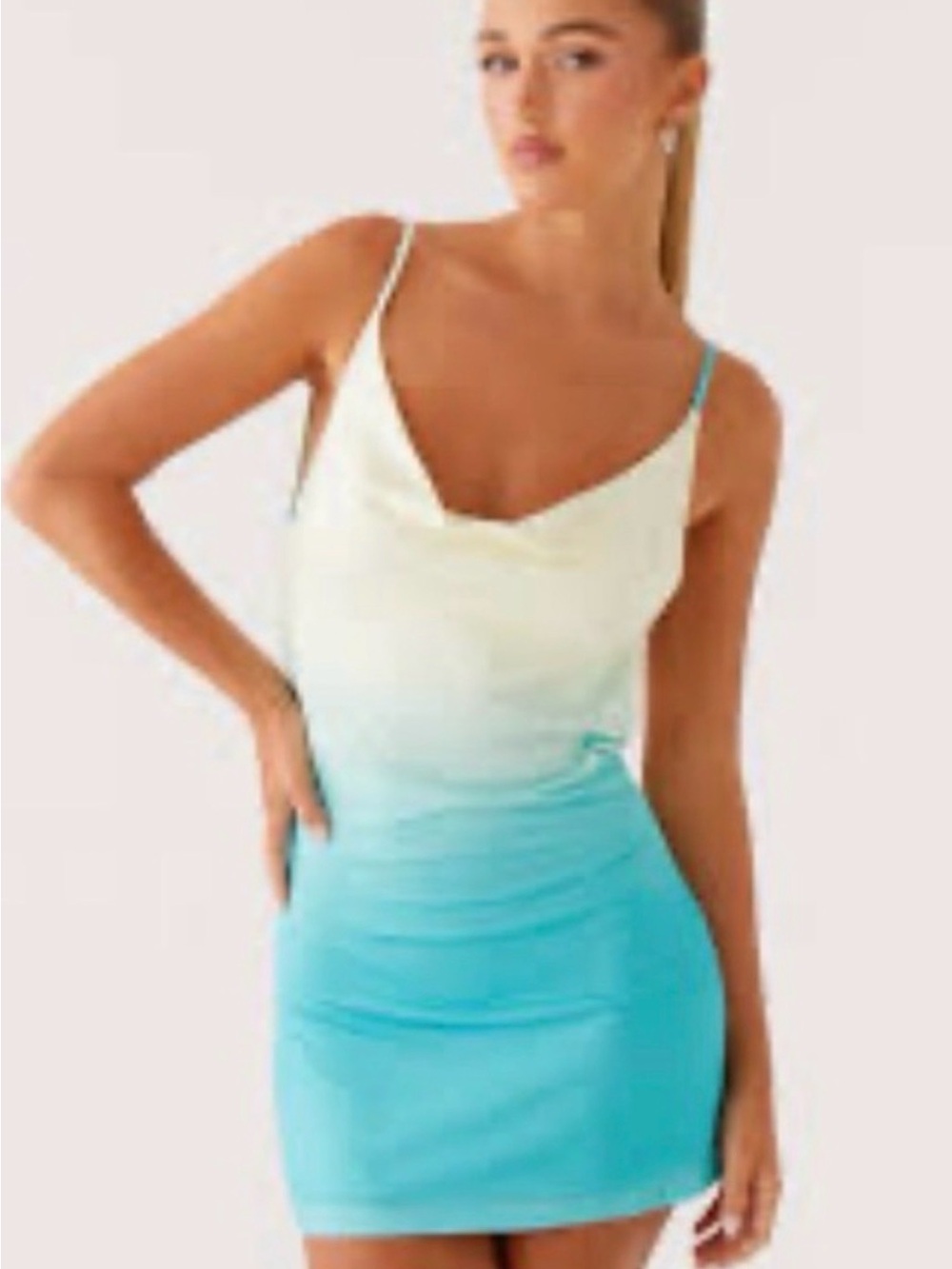 Peppermayo ombré mini dress